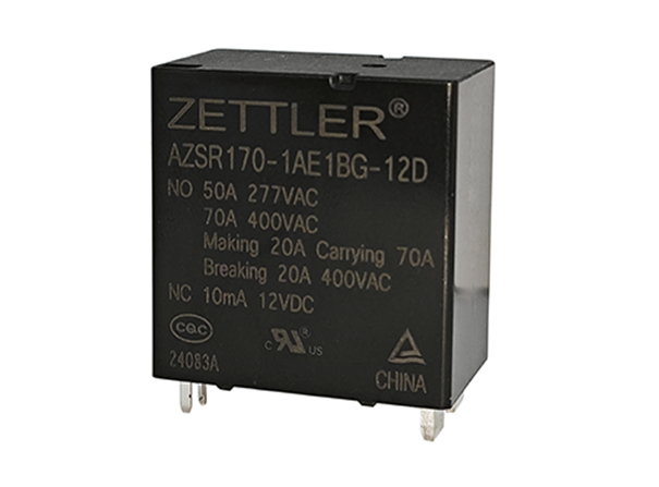 赛特勒推出可选监测触点的高性能70A太阳能继电器AZSR170